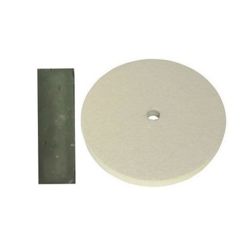 Disc perie pasla slefuit D 125 mm + pasta verde lustruit Disc perie pasla slefuit D 125 mm + pasta verde lustruit