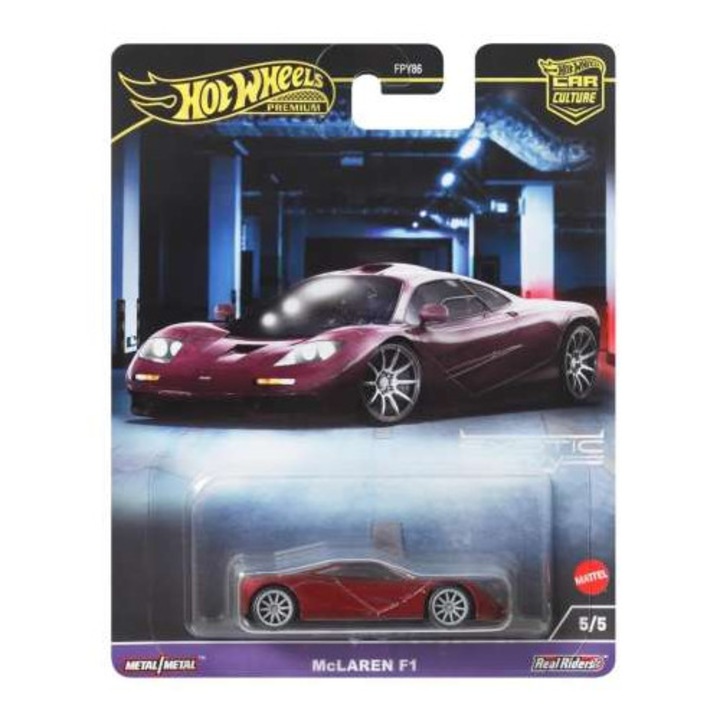 McLaren F1 GTr autókultúra Exotic Envy 1994 1:64 Hotwheels modellautó
