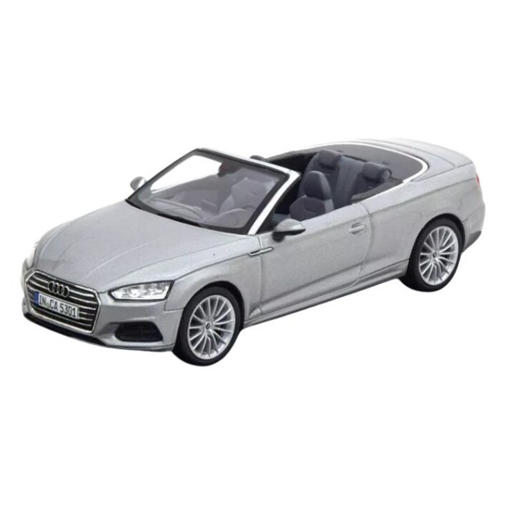 Audi A5 Cabrio 2017 Ezüst 1:43 méretarányú modellautó