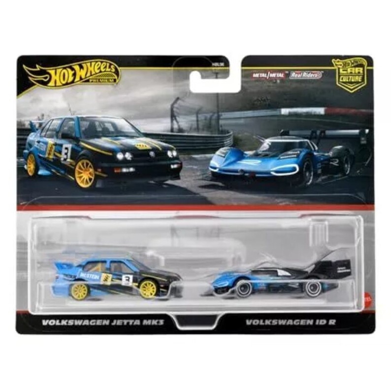 Machete auto 2-Pack Volkswagen I.D.R. & Volkswagen Jetta Mk3 1:64