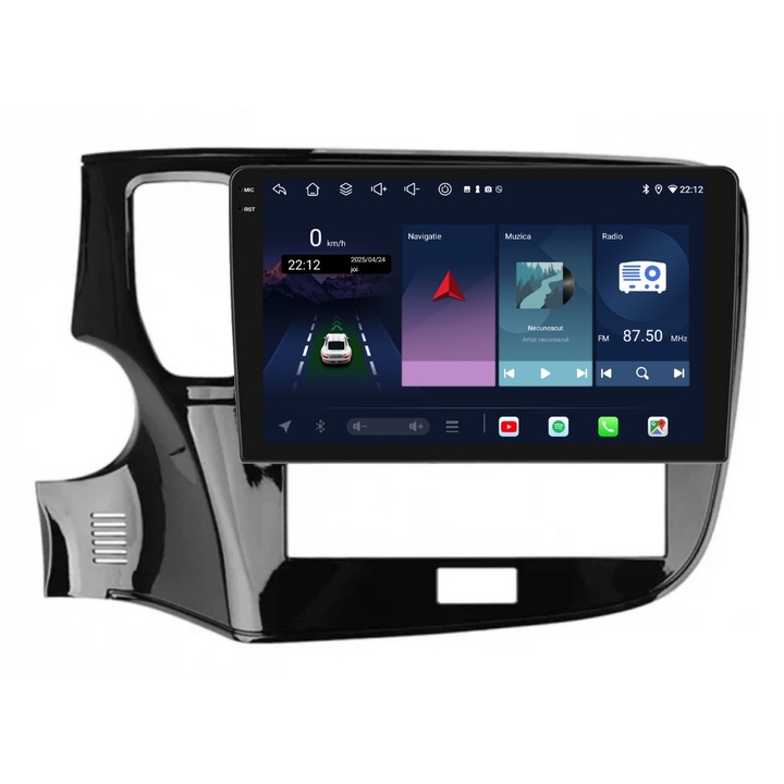 Navigatie PilotOn Mitsubishi Outlander III 2018-2022 10 inch 6GB 128GB 8 CORE