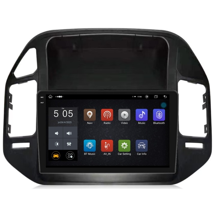 Navigatie PilotOn Mitsubishi Pajero 1999-2006 2K 8GB 256GB 8 CORE