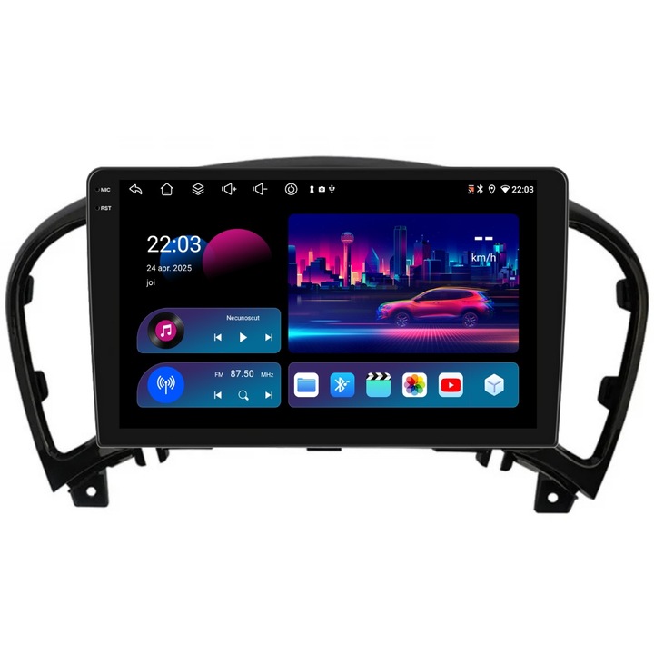 Navigatie PilotOn Nissan Juke 2010-2019 9 inch 4GB 64GB 8 CORE