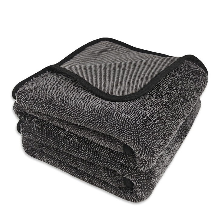 Prosop uscare auto XL, Ultra absorbant, Twisted Loop, Microfibra 750 GSM, 90x70 cm