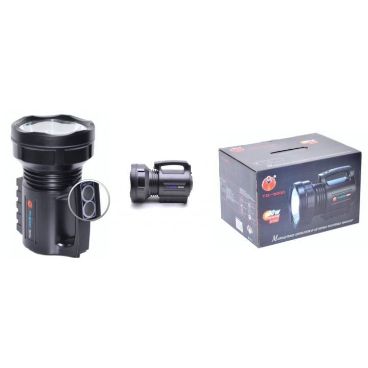 Професионален преносим LED фенер модел TD 8000 HIGH POWER 30W 220V