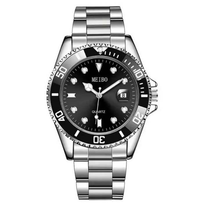 Ceas barbatesc SkyTechs® ceasuri de mana cu cuart calendar design submarin cadran 40 mm business elegant analog pentru barbati din otel inoxidabil