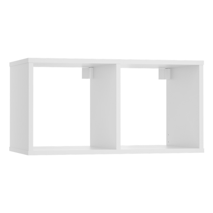 Biblioteca modulara MODUS 2x1 alba