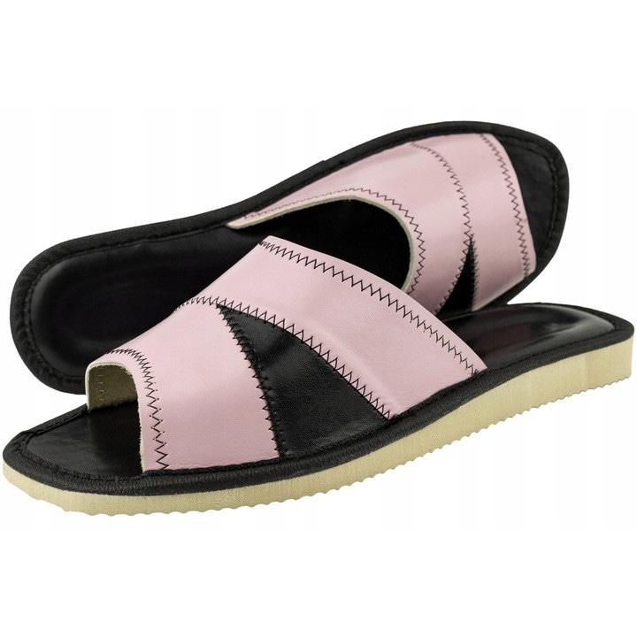 Дамски чехли, екологична кожа, Червен, 36