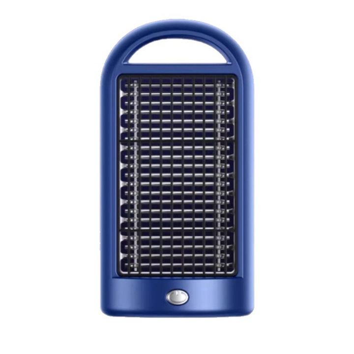 Лампа UV против насекоми, BOMSTOM, покритие 100㎡, 1200mAh, зареждане Type-C, светлинна вълна с честотно преобразуване 395nm, улавя и убива комари, 113 x 101 x 220 мм, синя