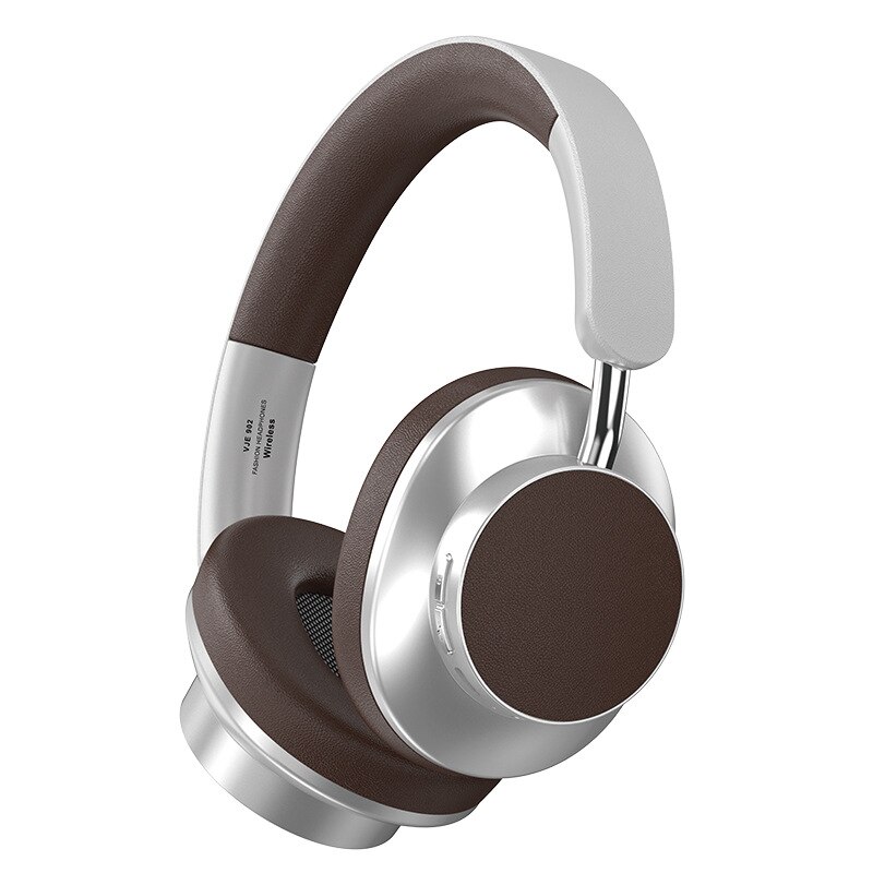 Casti Retro Casti wireless, Bluetooth 5.4, calitate audio HIFI, latenta redusa, AUX ...