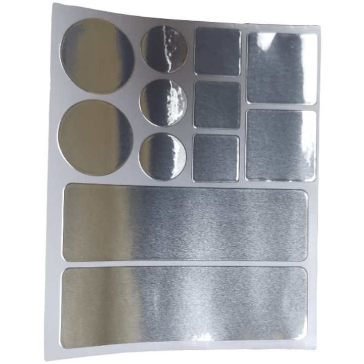 Kit de reparare profesionala din aluminiu cu 5 bucati pentru oale de gatit, supa, oala si tigai, patch puternic rezistent la temperaturi ridicate pentru galeata metalica sau din plastic