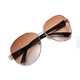 Set cadou pentru barbati, ochelari de soare, portofel, ceas, stilou, 9x7x4cm, maro deschis