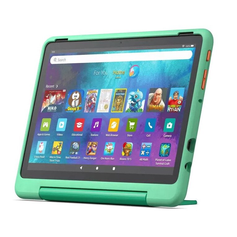 Tableta Amazon Fire HD 10 Kids Pro Happy-Day, Ecran IPS 10.1