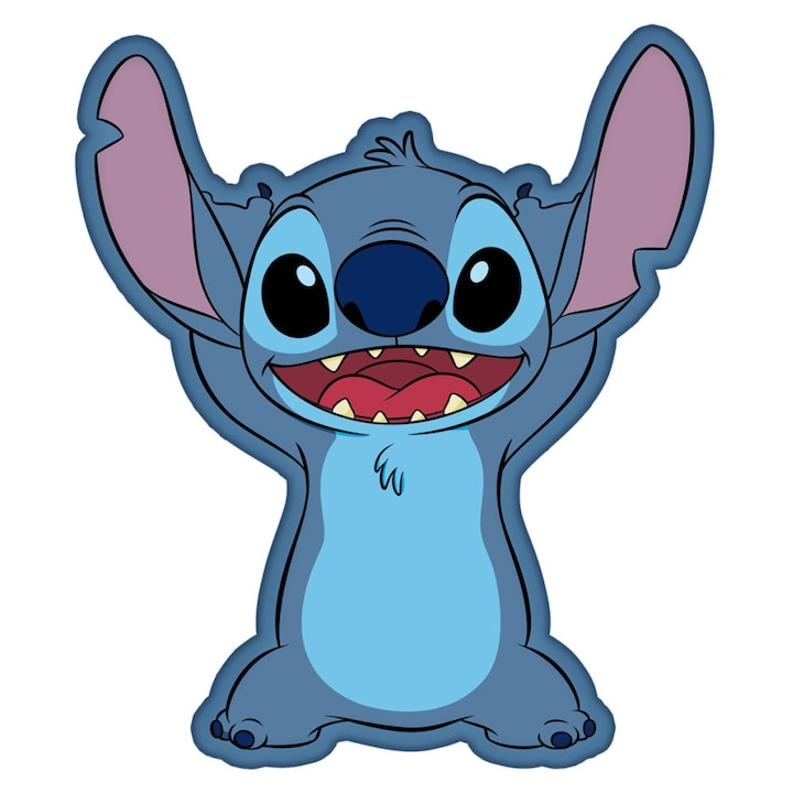 Perna decorativa Disney Lilo si Stitch, in forma de extraterestru, 35 cm
