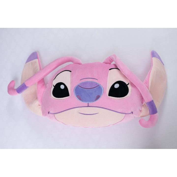 Perna decorativa Disney Lilo si Stitch, Cainele Steluta Inger Roz in forma de 3D, 35 cm