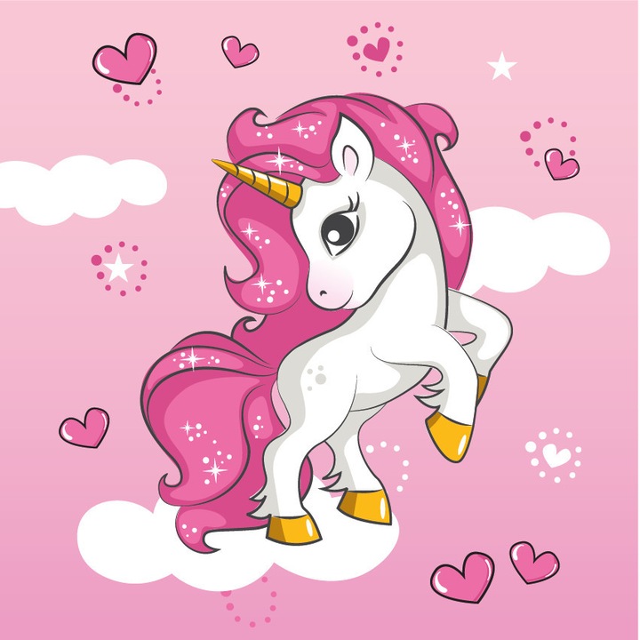 Kърпа за ръце, Unicorn, 30x30 см