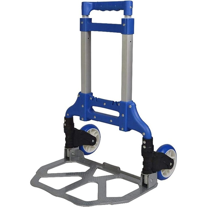 Liza portabila si pliabila, 70 kg sustinere, albastru