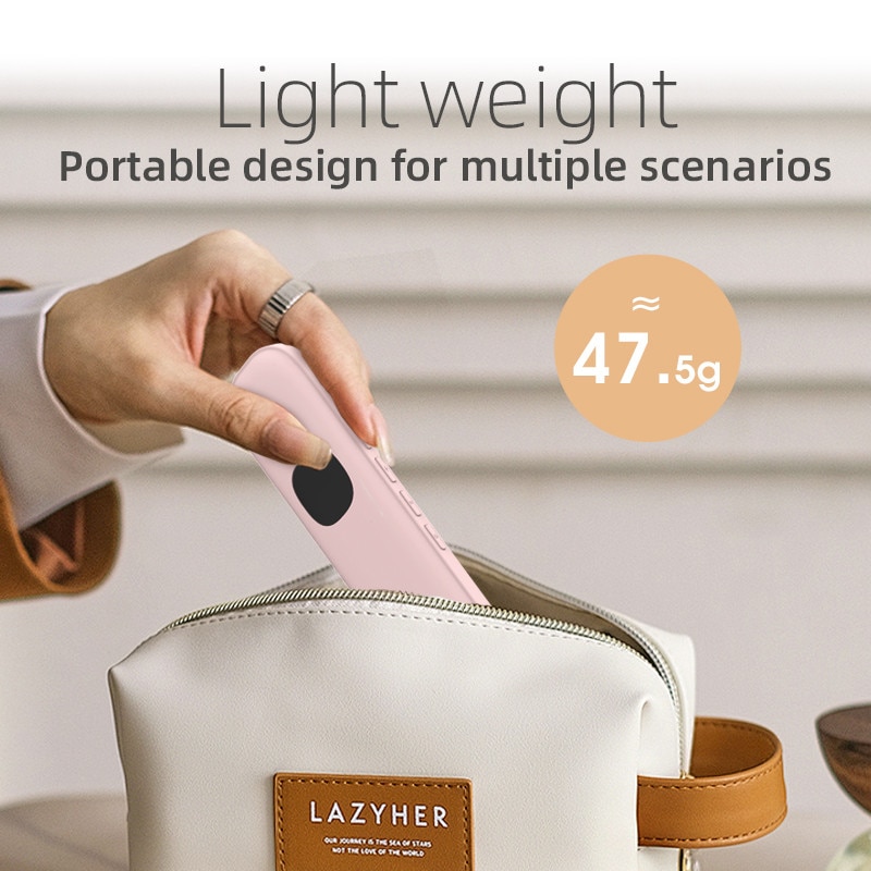 Difuzor de bar, Bluetooth 5.4, afisaj digital cu LED-uri, conductie osoasa, cronometru, expansiune card TF, zgomot alb incorporat, compact si portabil, alb