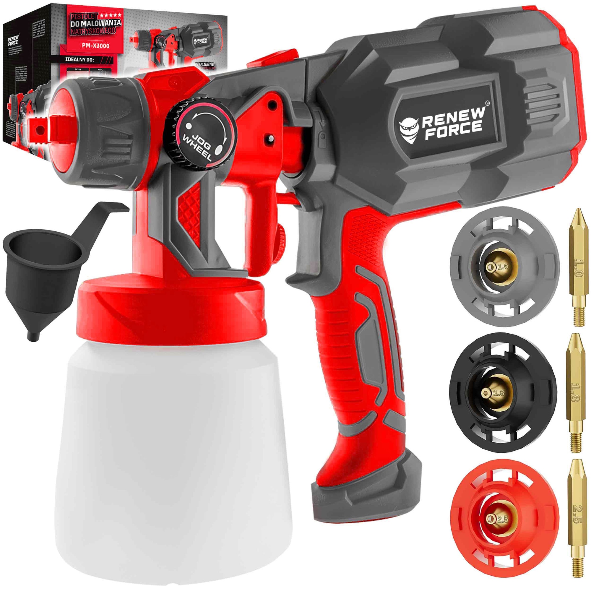 Pistol Profesional De Vopsit Si Zugravit, Electric, Cu Rezervor De