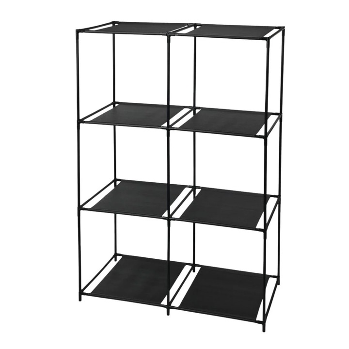 8 polcos fém polc - multifunkcionális szervező fürdőszobába, hálószobába vagy nappaliba, Storage Solutions