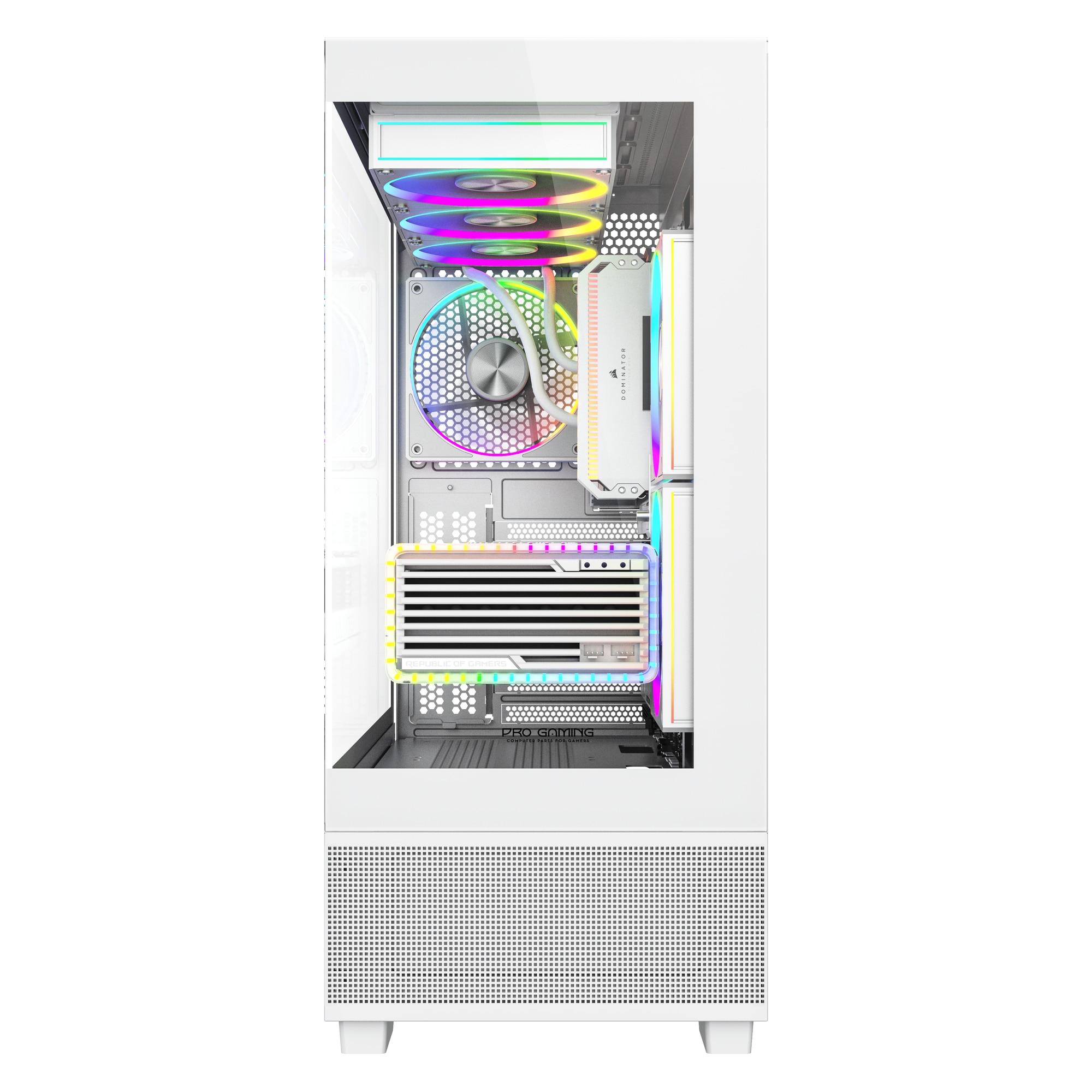 Sistem Desktop PC Gaming Kian Alb Core i5-9400F pana la 4.1Ghz