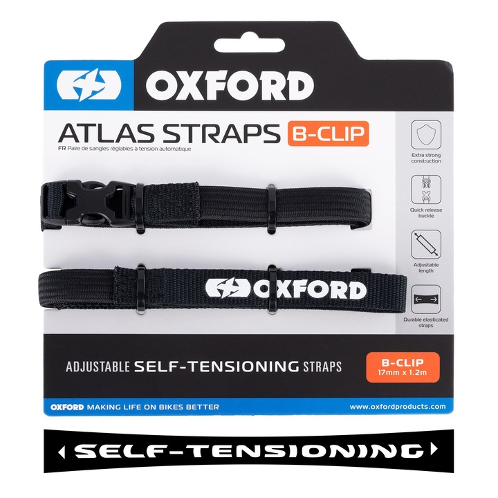 Chinga transport Oxford Atlas B-Clip 17mmx1,2m negru