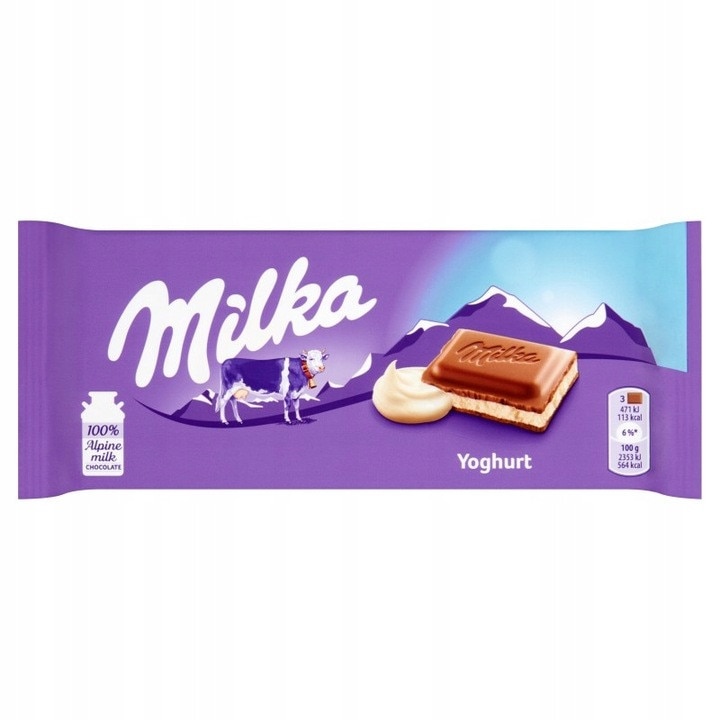 Milka Ciocolata cu Lapte si Iaurt 100g, Mondelez