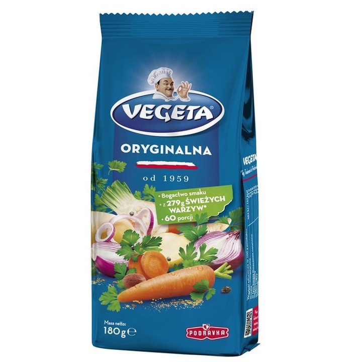 Condimente de legume Podravka Vegeta pentru preparate 180g