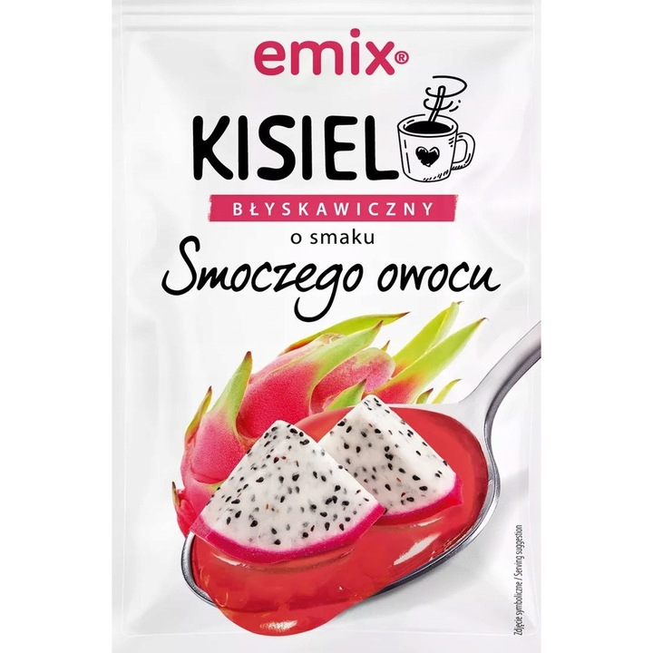 Jeleu instant Emix cu aroma de fructul dragonului, 35g