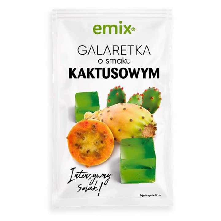 Jeleu cu aroma de cactus Emix, 75g