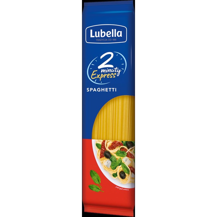 Paste fainoase Lubella Spaghetti 400g, 2 minute gatire, inalta calitate