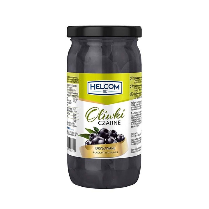 Masline negre fara samburi Helcom 370g