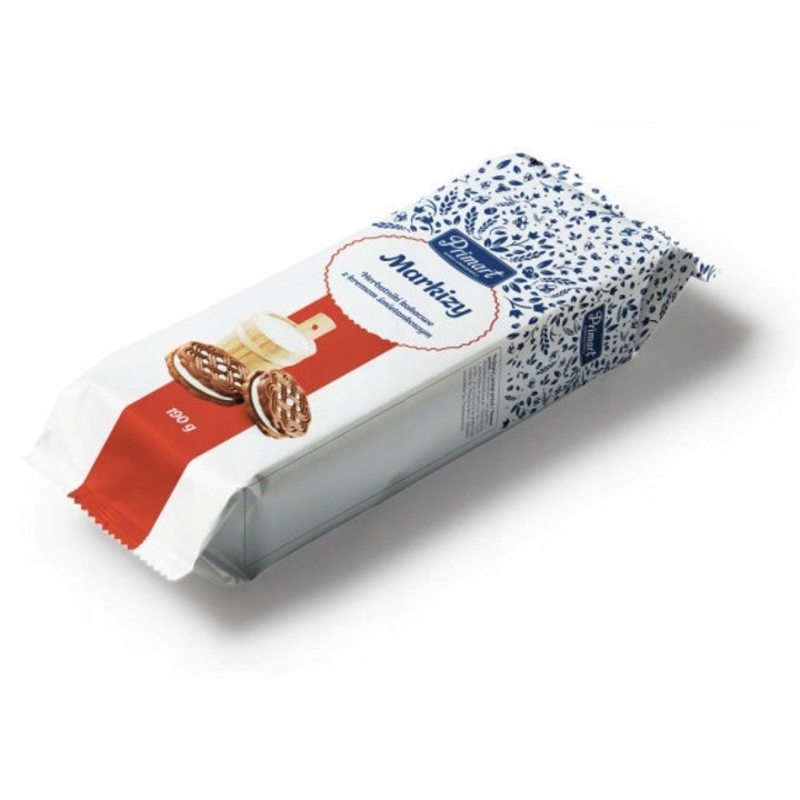 Biscuiti crocanti, Primart, crema cu aroma de cacao si smantana, 190g