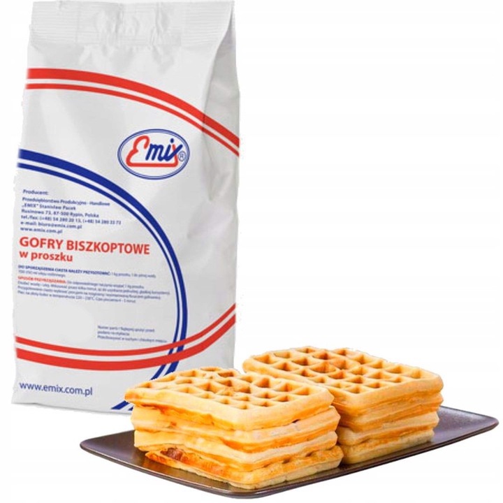 Mix pentru aluat de vafe Emix Sponge, 5 kg