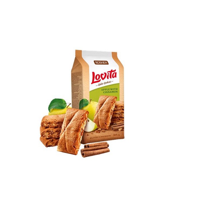 Fursecuri, Roshen, Cu mere si scortisoara, 168 g