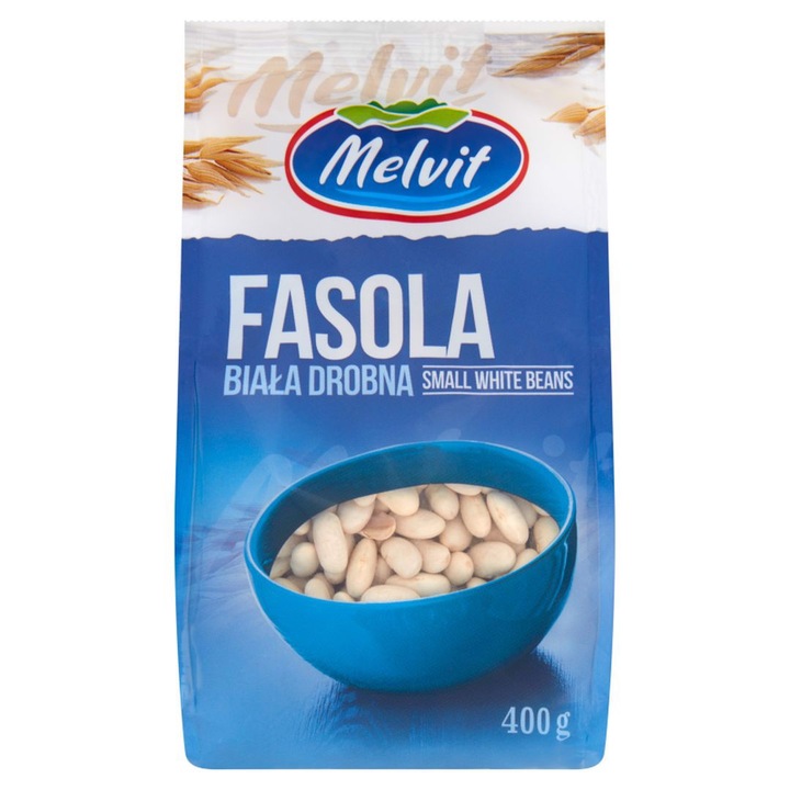Fasole alba mica Melvit 400 g
