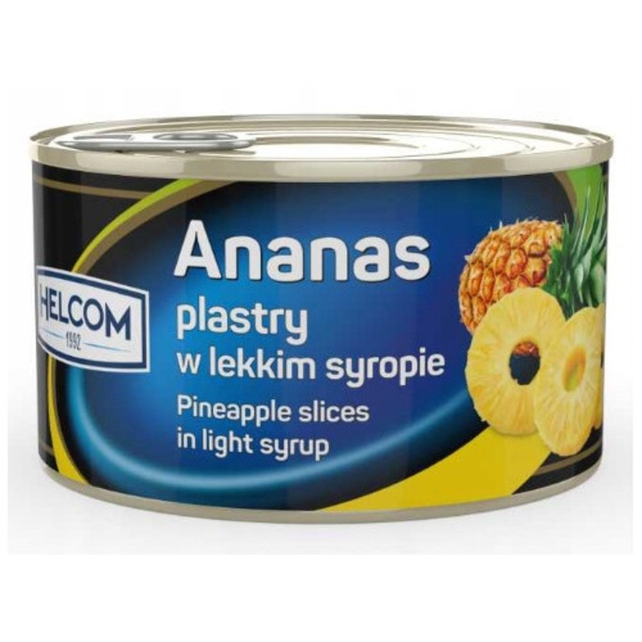 Felii de ananas Helcom in sirop usor 227g
