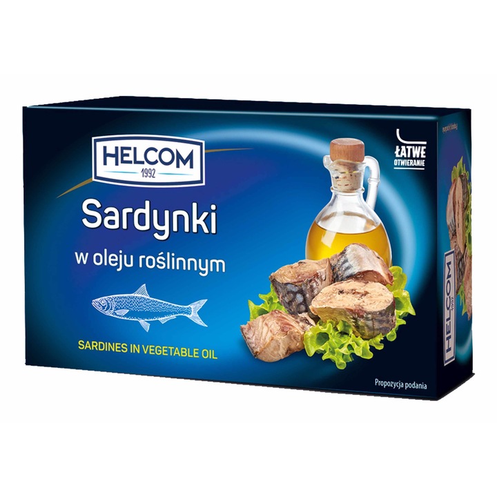 Sardine Helcom in ulei de floarea soarelui 125 g