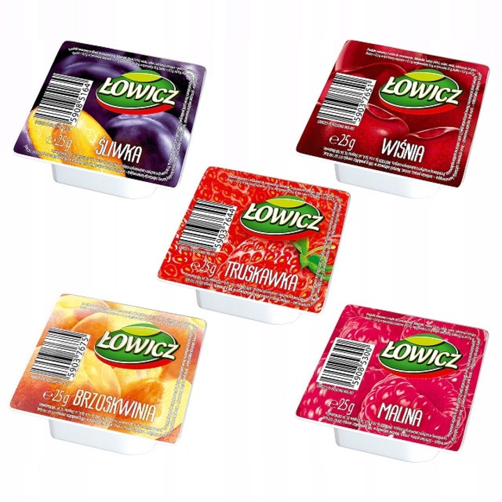 Dulceata lowicz cu un amestec de fructe aromat cu 5 arome