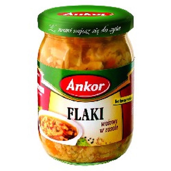 Conserva Ankor Flaki de vita in supa, 500g