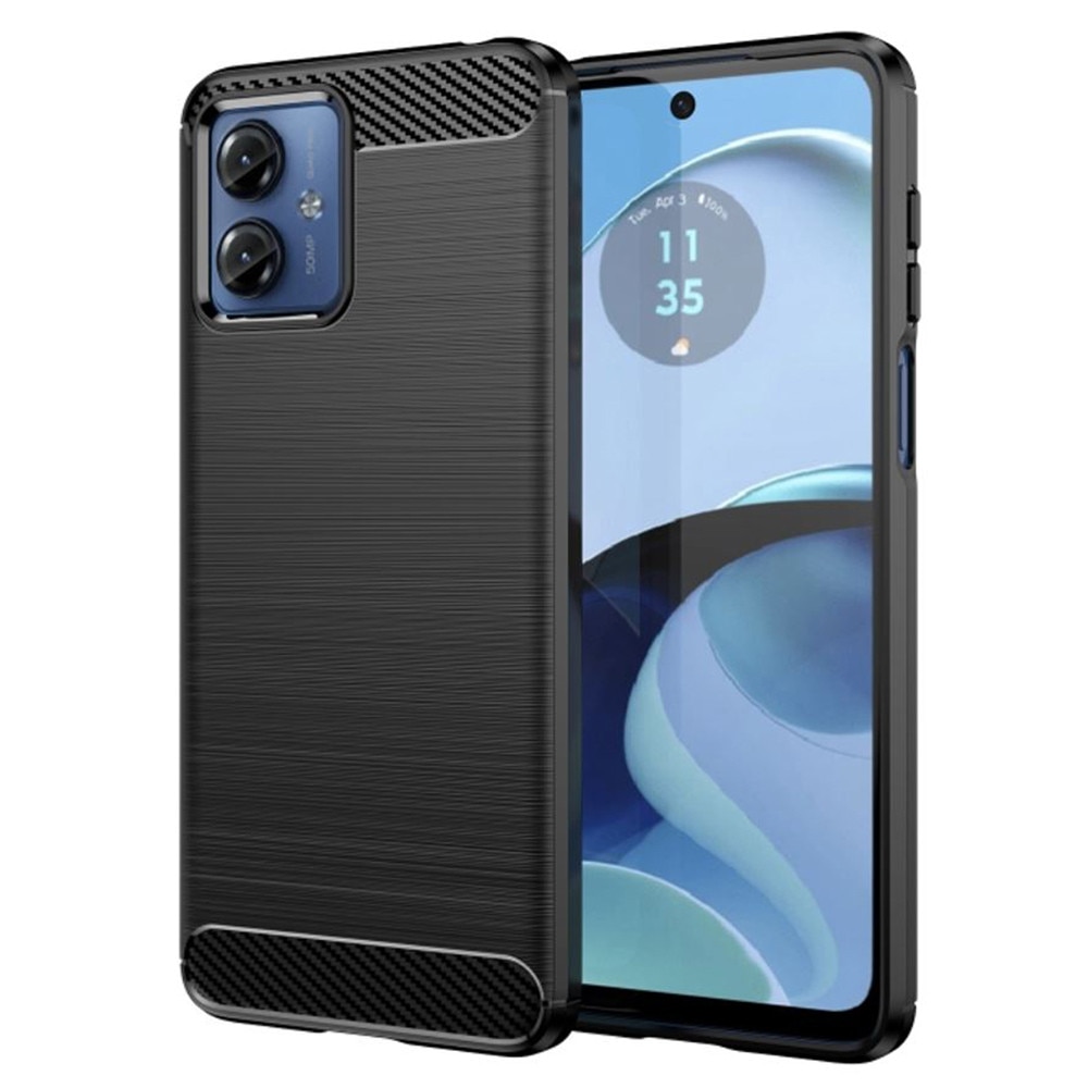 Husa Motorola Moto G14 Asteroid GSM Carbon Silicone, negru