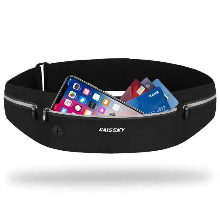 Haissky unisex futótáska, vízálló, szupervékony, többszínű, univerzális méret