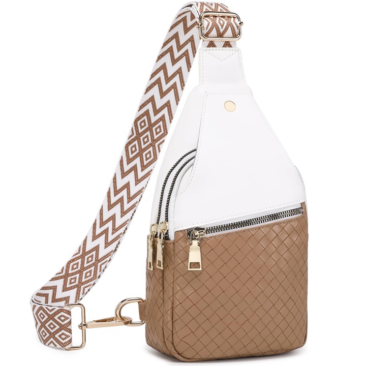 Női crossbody táska, pénztárca, többszínű, egy méret