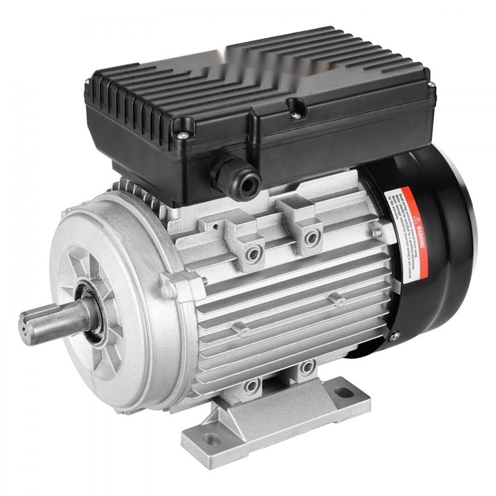 Motor electric, Model 0.75KW 1400RPM, Alimentare AC 220~240V, Curent 5.45A, Monofazat, Arbore de 19mm cu cheie