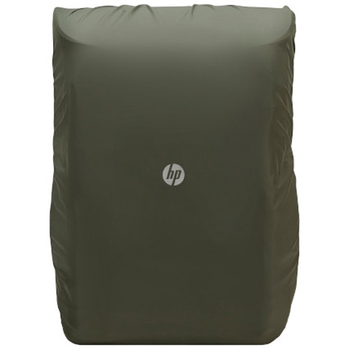 Rucsac modular pentru laptop HP 15.6 inch, design modular 3-in-1 (rucsac, husa, plic), capacitate de 27L, poliester rezistent la apa, 51% plastic reciclat post-consum (61 de sticle), verde