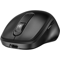 Mouse wireless HP 510 reincarcabil ultra-rapid prin USB-C (3 min pentru autonomie max. 30 de zile), 4 butoane programabile, 4000 DPI, 70% plastic reciclat post-consum, negru