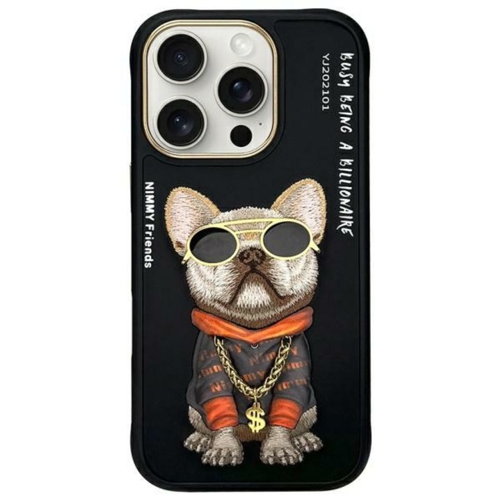 Husa telefon Nimmy, design Cool Dog, pentru iPhone 16 Pro 6.3", multicolor