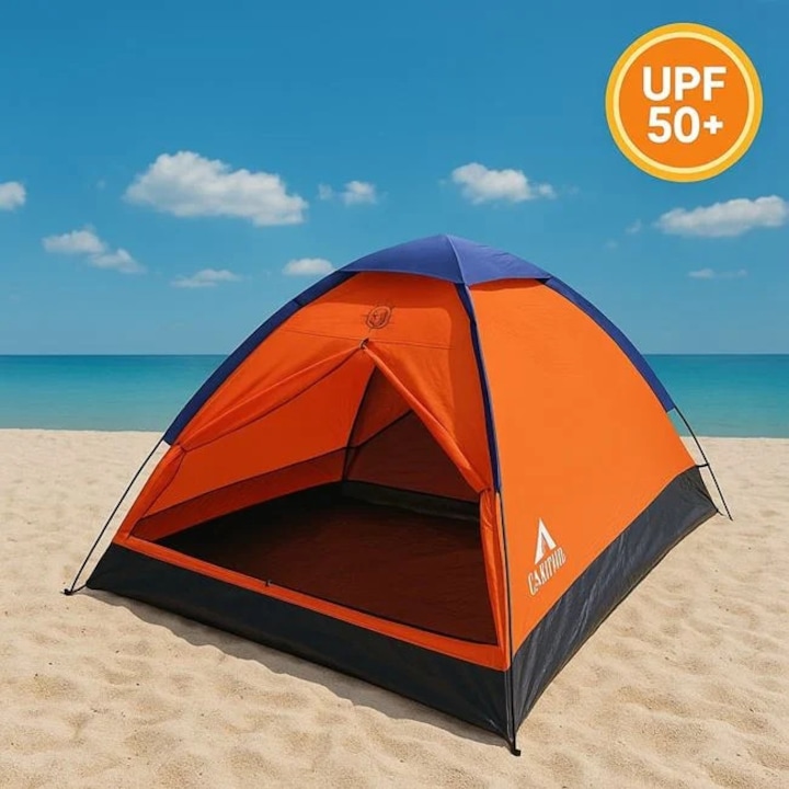 Vízálló sátor napvédelemmel 2 fő részére (UPF50+) - 200x140x100cm