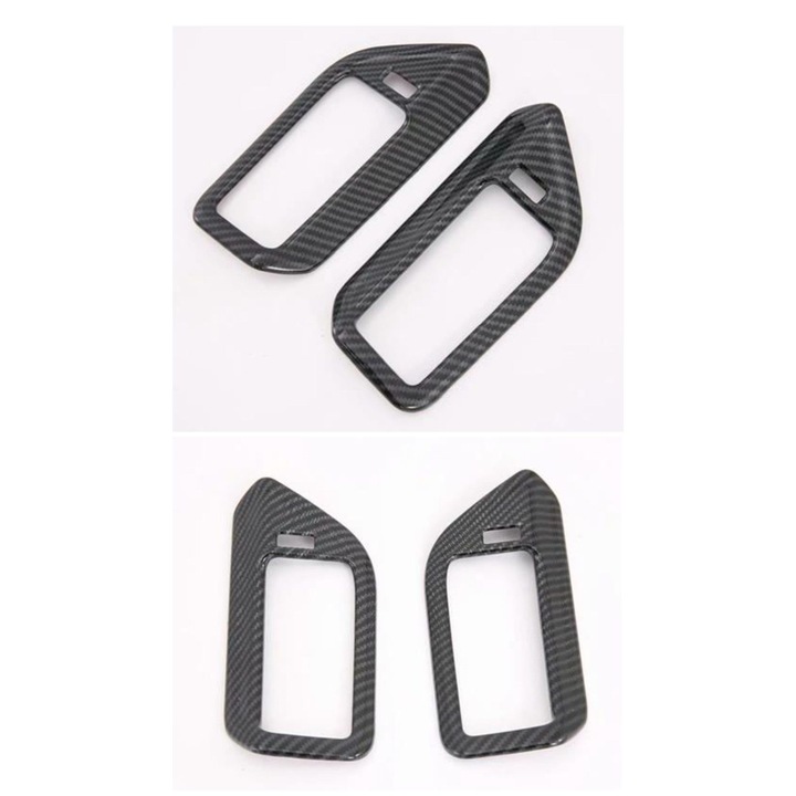 Set ornamente panou comenzi geamuri BMW X5 G05 (2019–2023) – finisaj Carbon, ABS