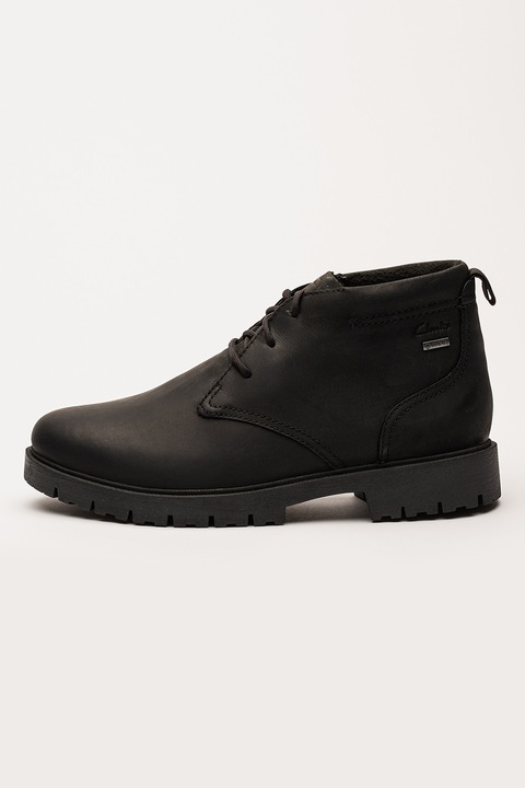 Clarks, Ghete de piele cu tehnologie Gore-Tex Berhill, Negru